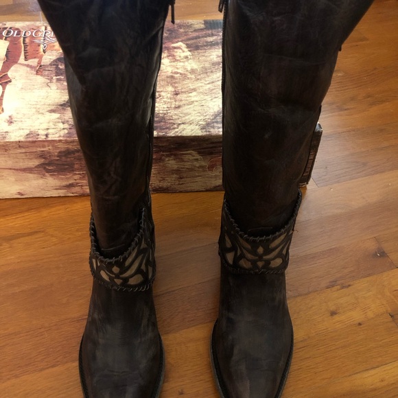 New in box Old Gringo leather brown cowboy boots - Picture 6 of 9